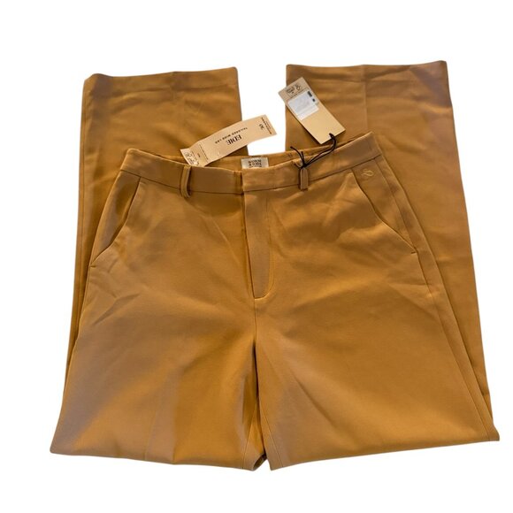 NWT Scotch & Soda Edie Tailored Wide Leg Pants in Yellow Size 30 - Picture 5 of 16